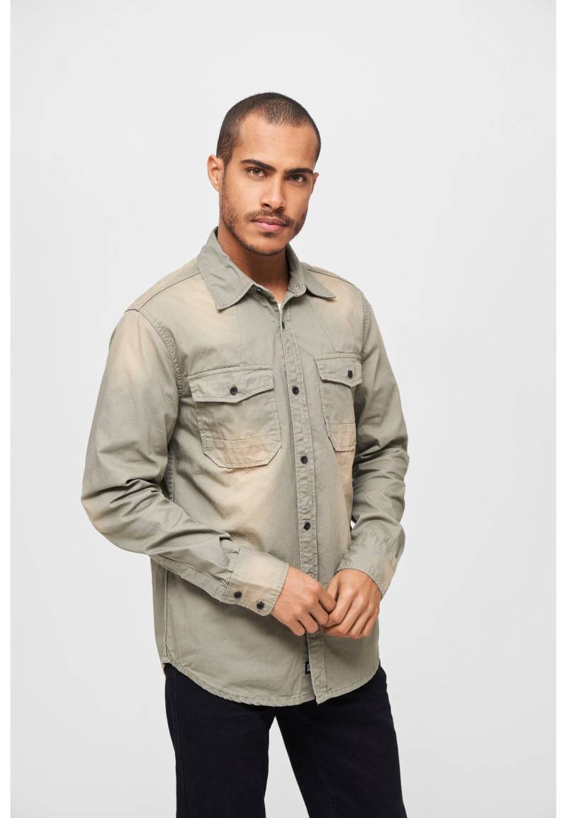 Brandit Langarmhemd "Brandit Herren Hardee Denim Shirt" 1 Stk. von Brandit