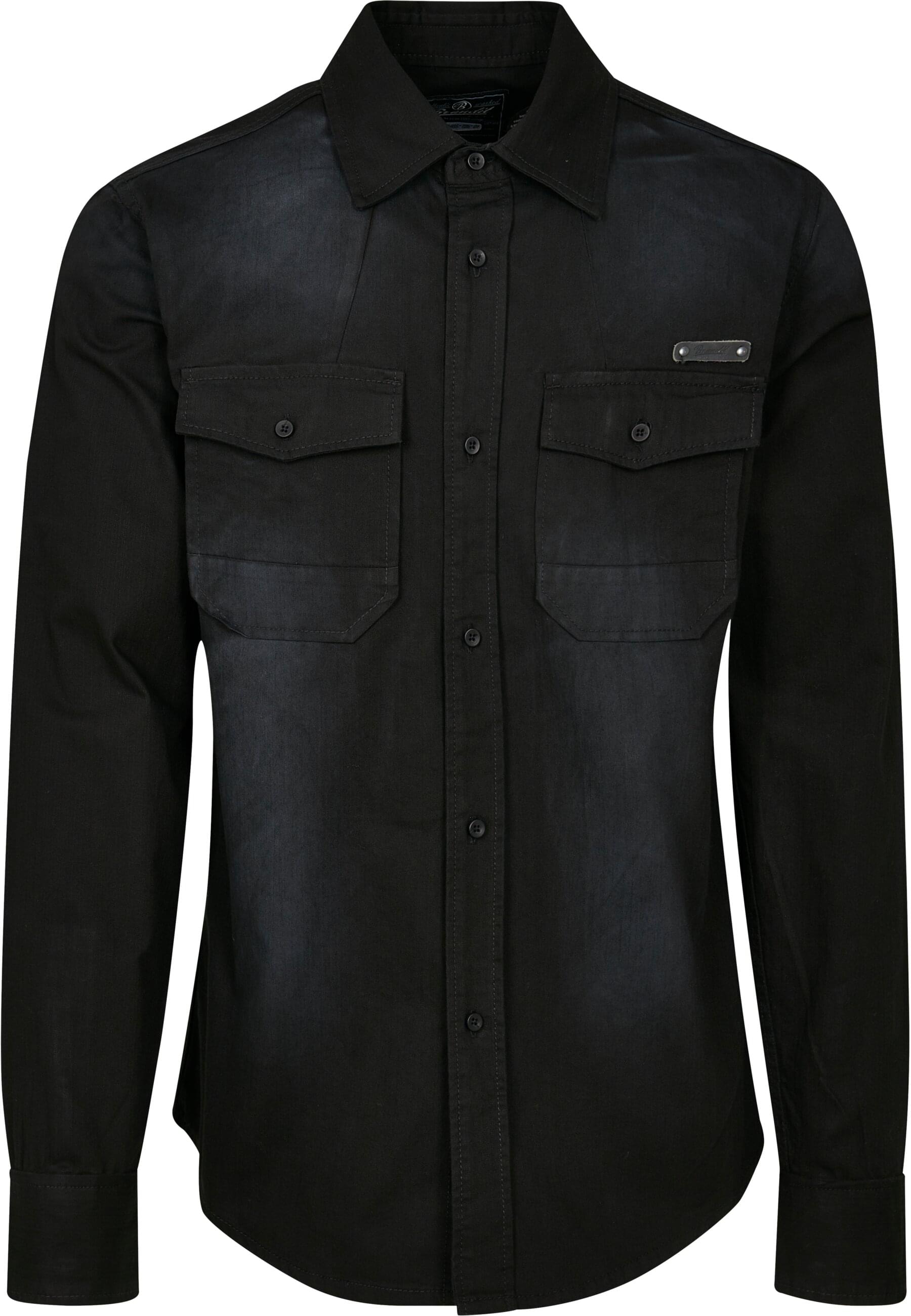Brandit Langarmhemd "Brandit Herren Hardee Denim Shirt" 1 Stk. von Brandit