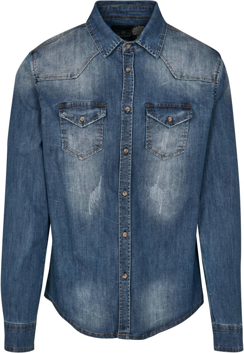 Brandit Langarmhemd "Brandit Herren Riley Denim Shirt", 1 Stk. von Brandit