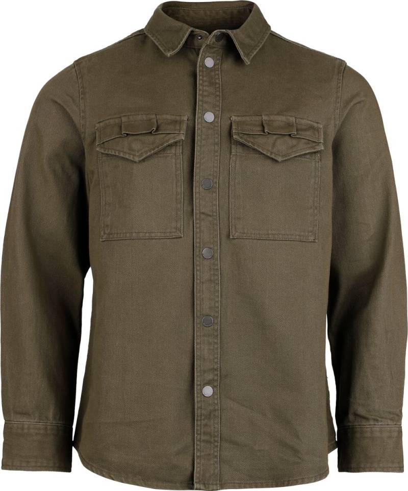 Brandit Langarmhemd - Heavy Twill Shirt - S bis XXL - für Männer - Größe XXL - oliv Brandit Langarmhemd - Heavy Twill Shirt - S bis XXL - für Männer - Größe XXL - oliv von Brandit