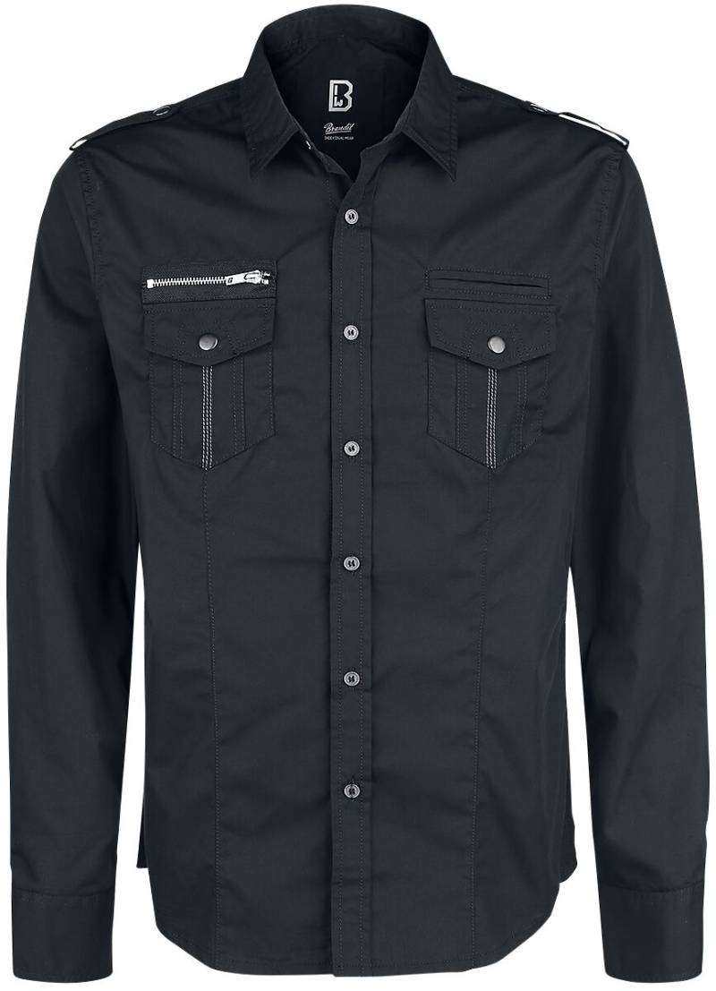 Brandit Langarmhemd - Rockstar Shirt Longsleeve - S bis 5XL - für Männer - Größe 4XL - schwarz Brandit Langarmhemd - Rockstar Shirt Longsleeve - S bis 5XL - für Männer - Größe 4XL - schwarz von Brandit