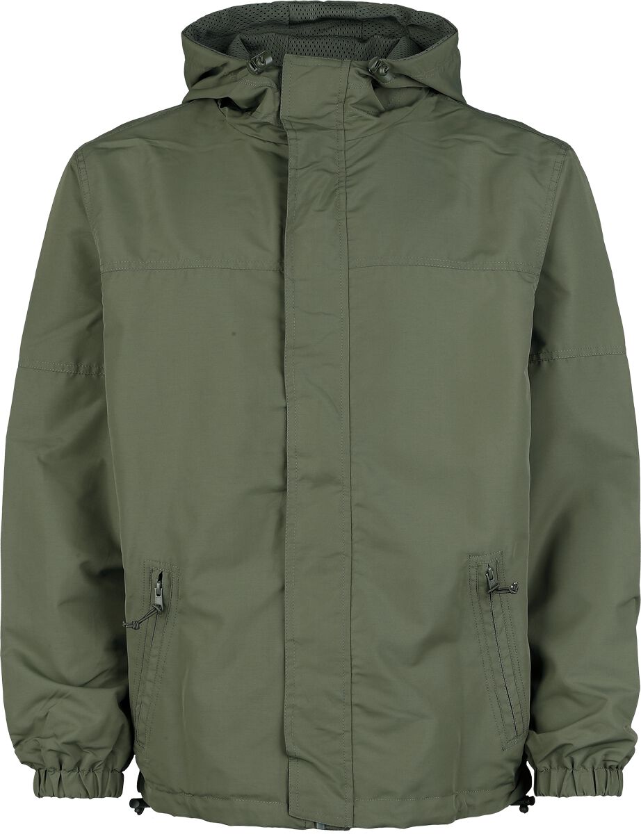 Brandit Light WB Frontzip Übergangsjacke oliv in XL von Brandit