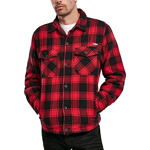 Brandit Lumberjacket, red-Black, Größe L von Brandit