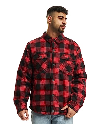Brandit Lumberjacket, red-Black, Größe XL von Brandit