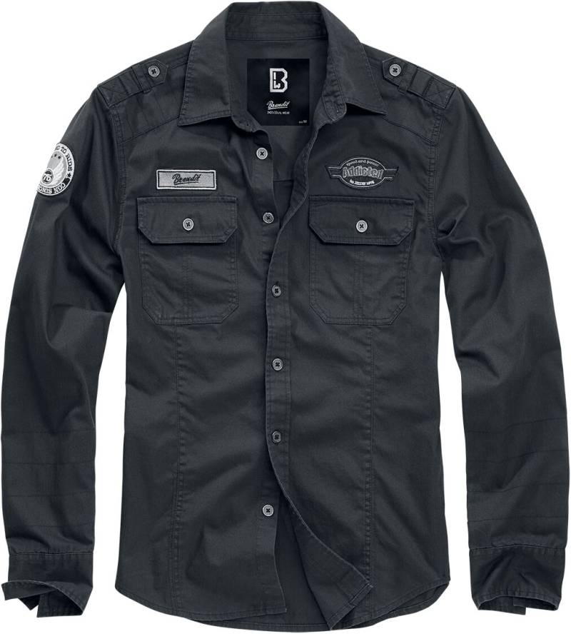 Brandit Luis Shirt Langarmhemd schwarz in L Brandit Luis Shirt Langarmhemd schwarz in L von Brandit