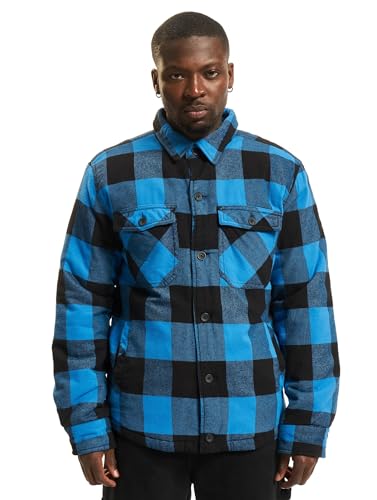 Brandit Lumber Jacket, Farbe: black+blue, Größe: 5XL von Brandit
