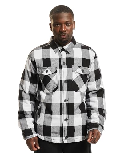 Brandit Lumberjacket, White-Black, Größe 3XL von Brandit