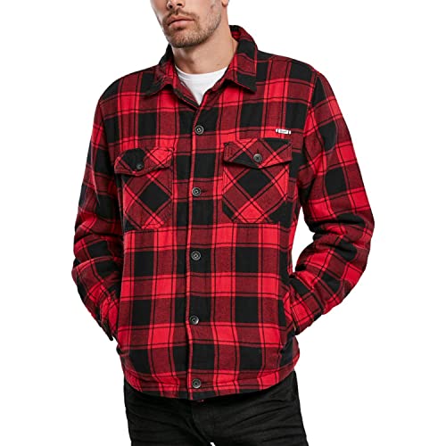 Brandit Lumberjacket, red-Black, Größe XL von Brandit