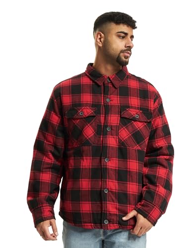 Brandit Lumber Jacket, Farbe: red/black, Größe: XXL von Brandit