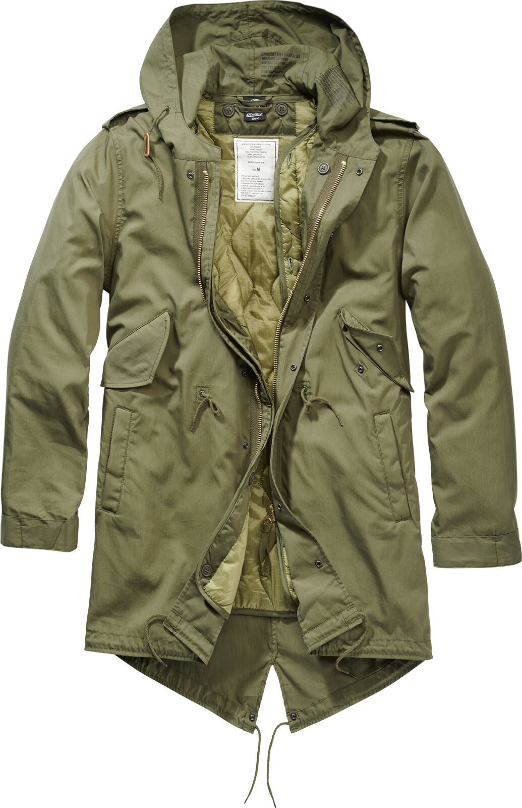 Brandit M51 Parka Parka oliv in M von Brandit