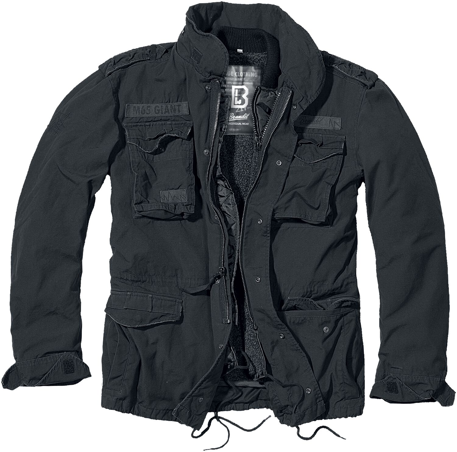 Brandit M65 Giant Winterjacke schwarz in 4XL Brandit M65 Giant Winterjacke schwarz in 4XL von Brandit
