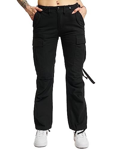 Brandit M65 Feldhose Damen, Farbe:Schwarz, Größe:W30 (L) von Brandit