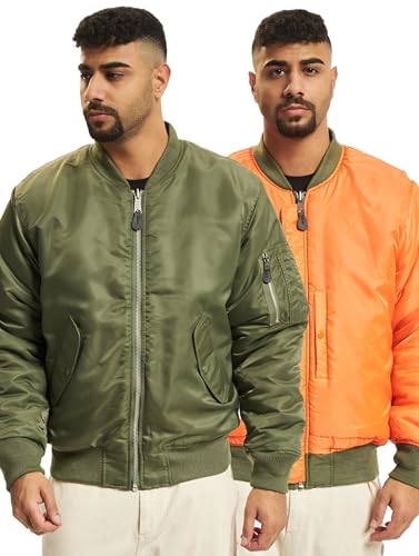 Brandit MA1 Jacke Oliv/Orange 3XL von Brandit