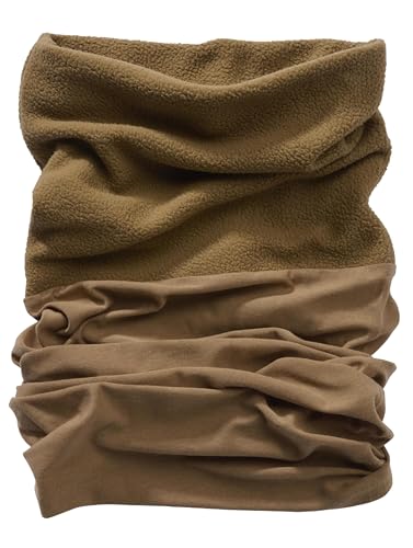 Brandit MULTIFUNKTIONSTUCH FLEECE WINTER SCHLAUCHSCHAL MUND-NASE-MASKE MOTORRAD, Farbe:Coyote von Brandit