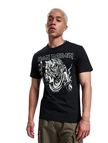 Brandit Herren Iron Maiden Eddy Glow T-Shirt, Black, 6XL von Brandit