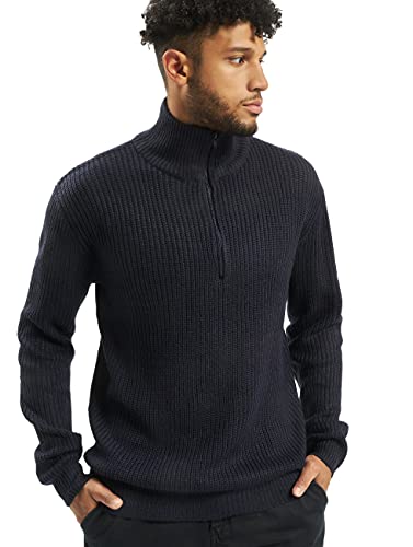 Brandit Marine Pullover Troyer - Navy - Größe M / 48-50 von Brandit