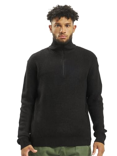 Brandit Marine Pullover Troyer - Schwarz - Größe 3XL/60 von Brandit