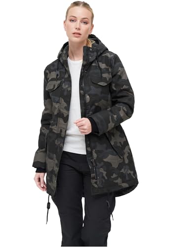 Brandit Women Marsh Lake Parka, Farbe: darkcamo, Größe: L von Brandit