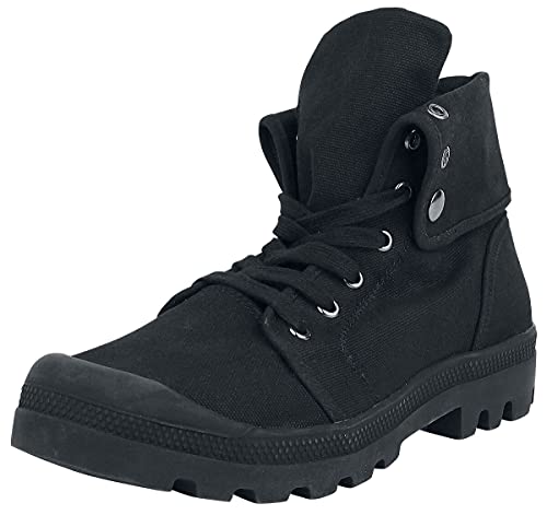 Brandit Military Canvasboot High Unisex Boot schwarz EU37 Baumwolle Festival, Rockwear von Brandit