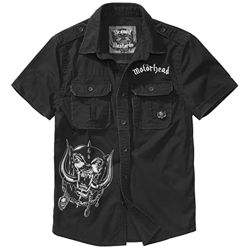 Brandit Motörhead Vintage Shirt 1/2 sleeveby, schwarz 5XL von Brandit