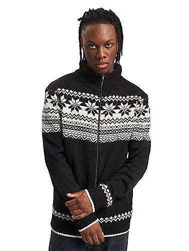 Brandit Norweger Armee Cardigan Jacke Army Pullover Winter Outdoor Winterjacke, Größe:5XL, Farbe:Schwarz von Brandit