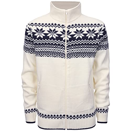 Brandit Norwegian Cardigan, Farbe: White, Größe: 5XL von Brandit