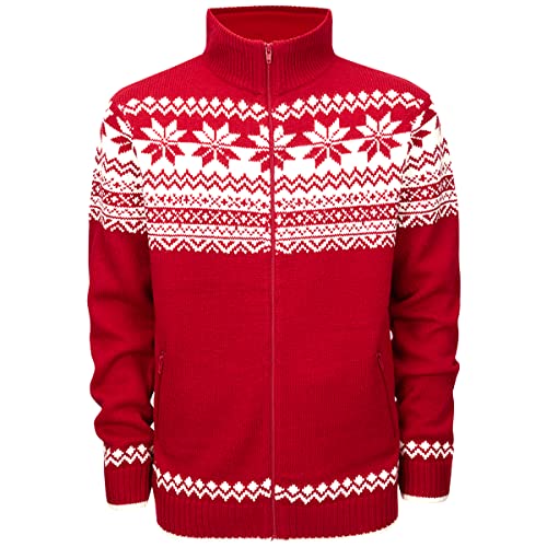 Brandit Norwegian Cardigan, Farbe: red, Größe: XL von Brandit