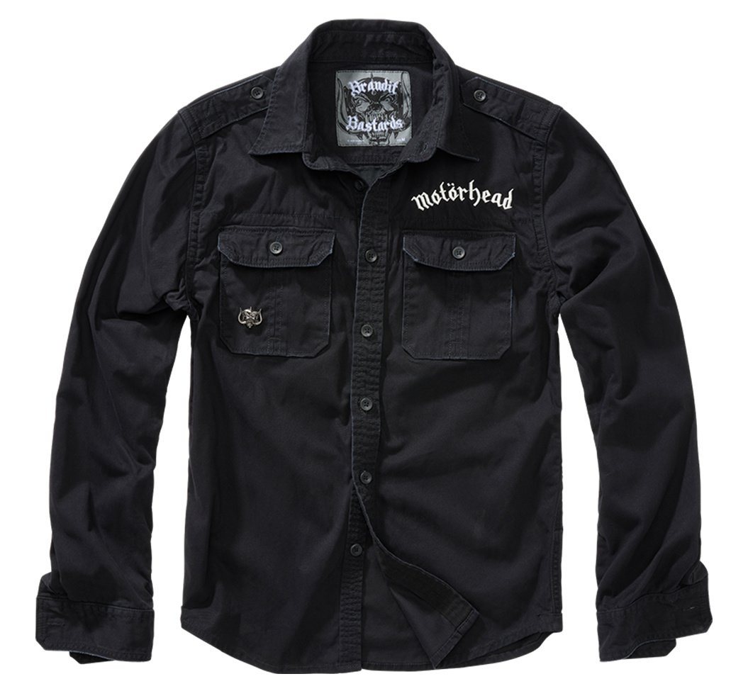 Brandit Outdoorhemd Brandit Herren Langarmhemd Motörhead Vintage von Brandit