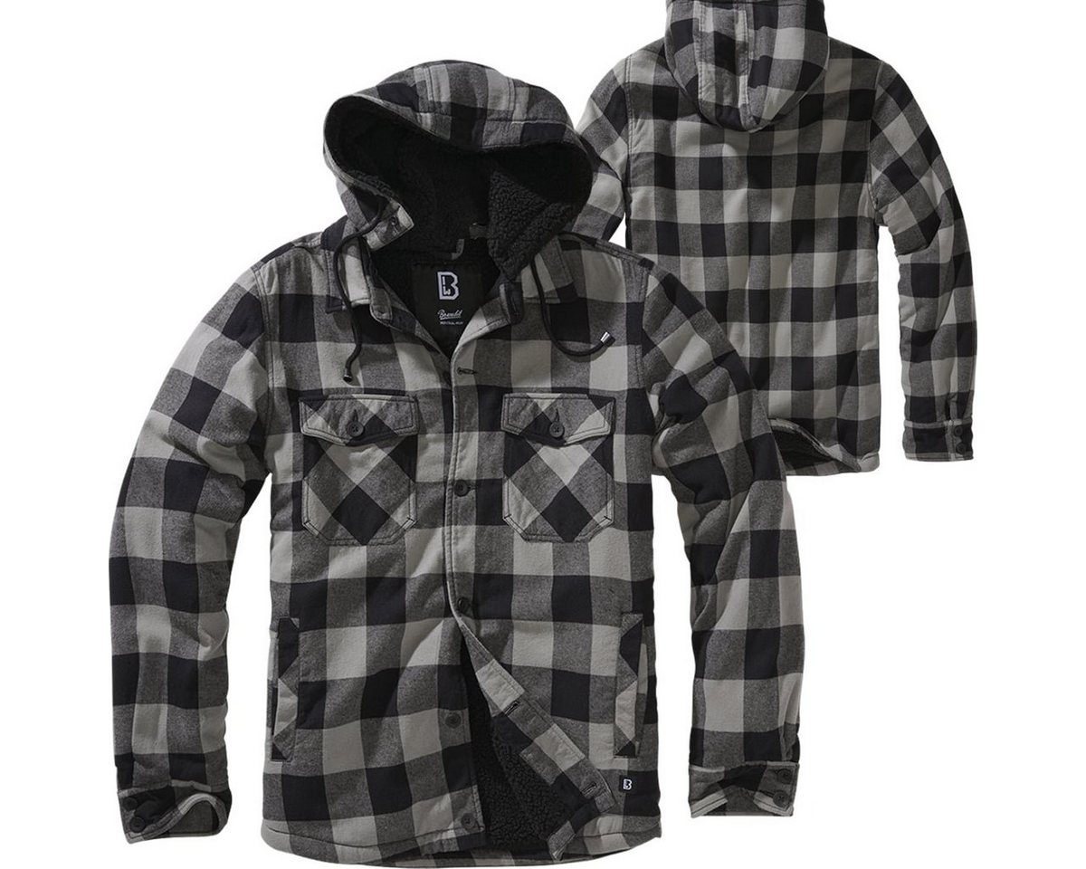 Brandit Outdoorjacke Brandit Lumber Check Shirt Hooded von Brandit