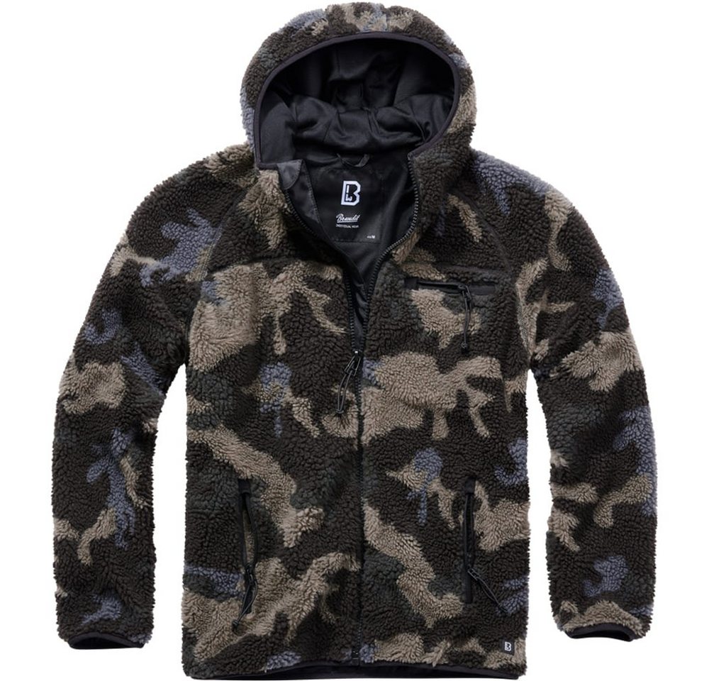 Brandit Outdoorjacke Brandit Teddyfleece Worker Jacke mit Kapuze von Brandit