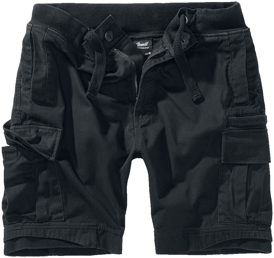 Brandit - Packham Vintage Shorts - Short - schwarz von Brandit