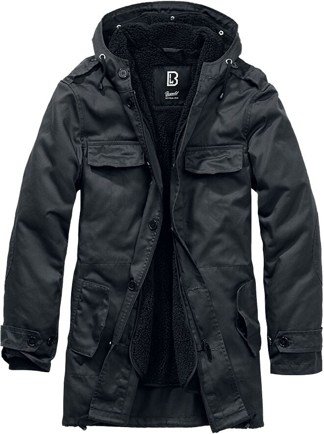 Brandit Parka - BW Parka Forest - S bis 5XL - für Männer - Größe 3XL - schwarz von Brandit