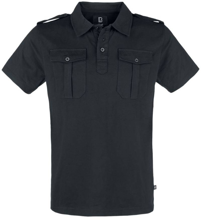 Brandit Poloshirt - Jersey Poloshirt Jon Shortsleeve - S bis 7XL - für Männer - Größe 5XL - schwarz Brandit Poloshirt - Jersey Poloshirt Jon Shortsleeve - S bis 7XL - für Männer - Größe 5XL - schwarz von Brandit
