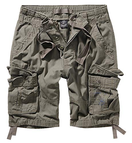 Brandit Pure Vintage Shorts, Oliv 3XL von Brandit