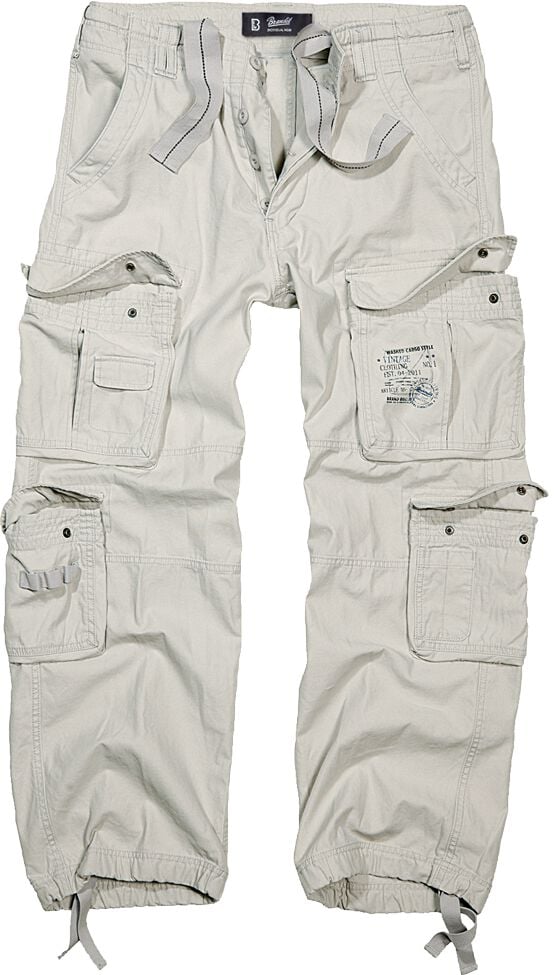 Brandit Pure Vintage Trouser Cargohose altweiß in S von Brandit