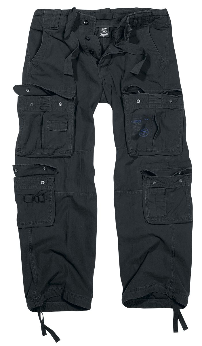 Brandit Pure Vintage Trousers Cargohose schwarz in 3XL von Brandit