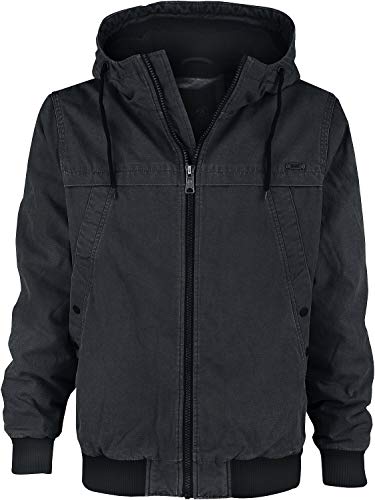 Brandit Raimon Männer Winterjacke schwarz L 100% Baumwolle Basics von Brandit