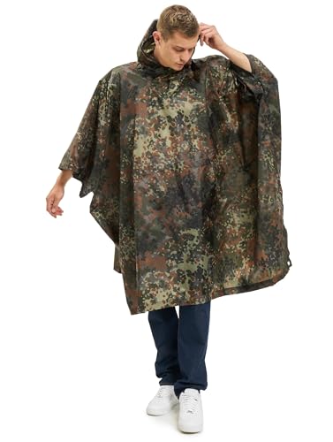 Brandit Ripstop Poncho, Farbe: flecktarn, Größe: OS von Brandit