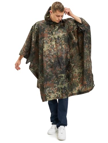 Brandit Ripstop Poncho - Unisex - Flecktarn von Brandit