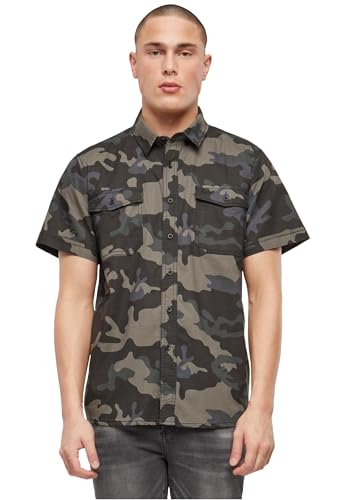 Brandit Roadstar Shirt Short Sleeve, Farbe: darkcamo, Größe: 6XL von Brandit