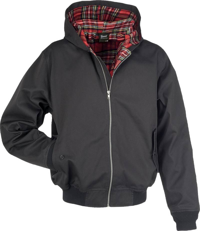 Brandit - Rockabilly Bomberjacke - Lord Canterbury Hooded - S bis 5XL - für Männer - Größe 5XL - schwarz Brandit - Rockabilly Bomberjacke - Lord Canterbury Hooded - S bis 5XL - für Männer - Größe 5XL - schwarz von Brandit