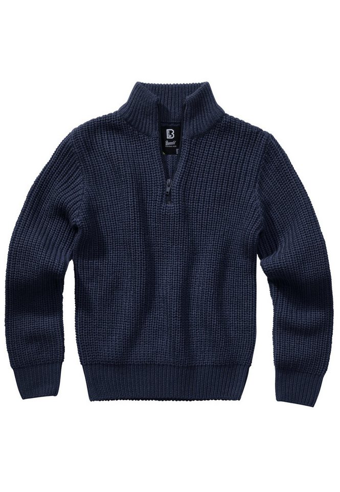 Brandit Rundhalspullover Brandit Unisex Kids Marine Troyer Pullover (1-tlg) von Brandit