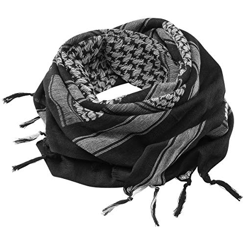 Brandit Shemag Scarf, Schwarz-Weiß von Brandit