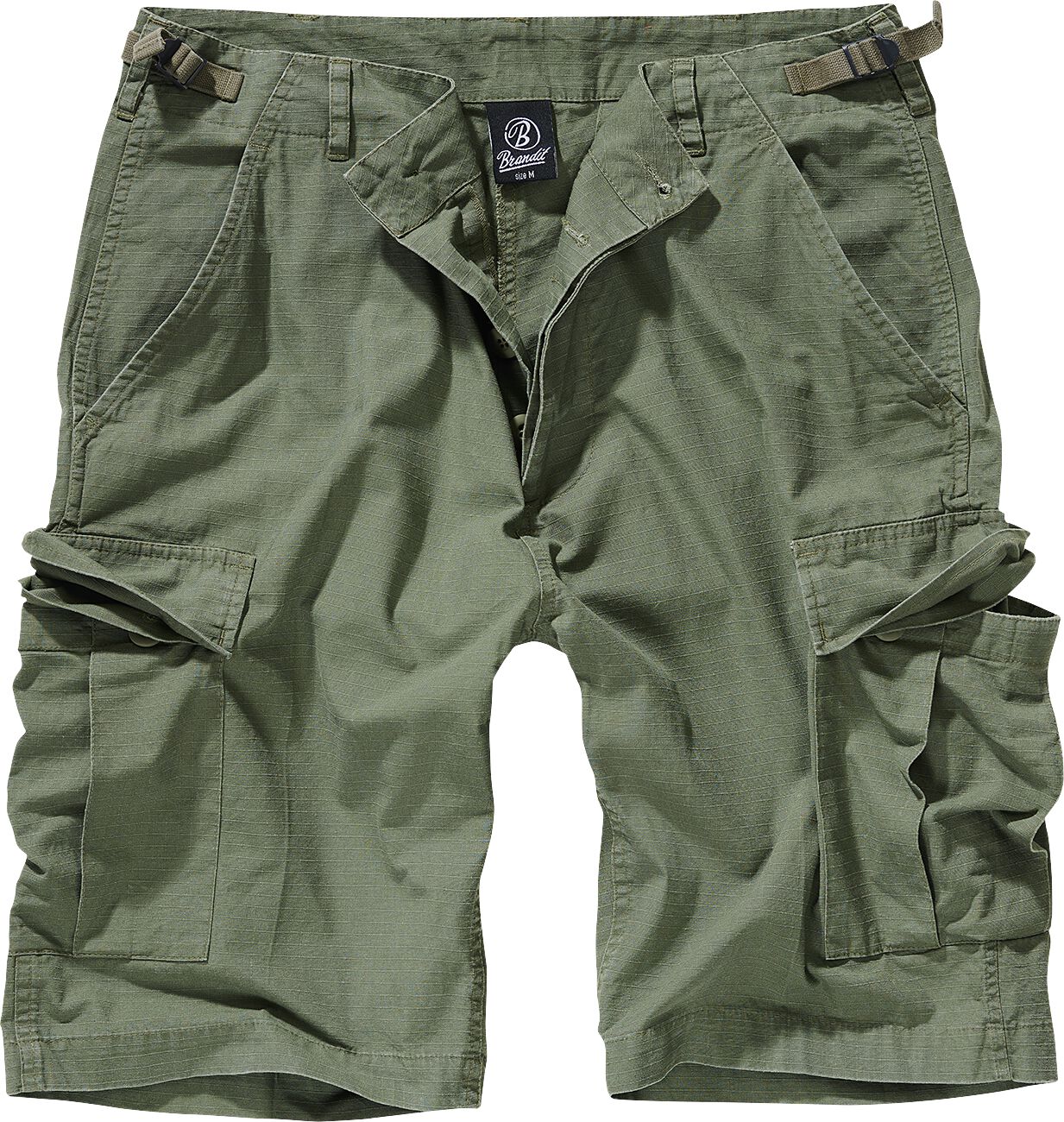 Brandit Short - BDU Ripstop Short - S bis 7XL - für Männer - Größe 6XL - oliv von Brandit