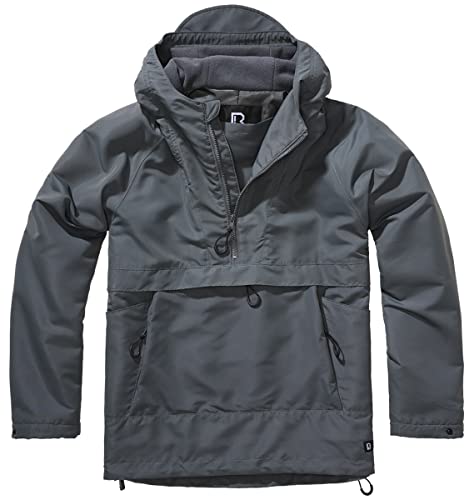 Brandit Stephen Windbreaker warmes Fleece-Innenfutter anthrazit Gr. 3XL von Brandit