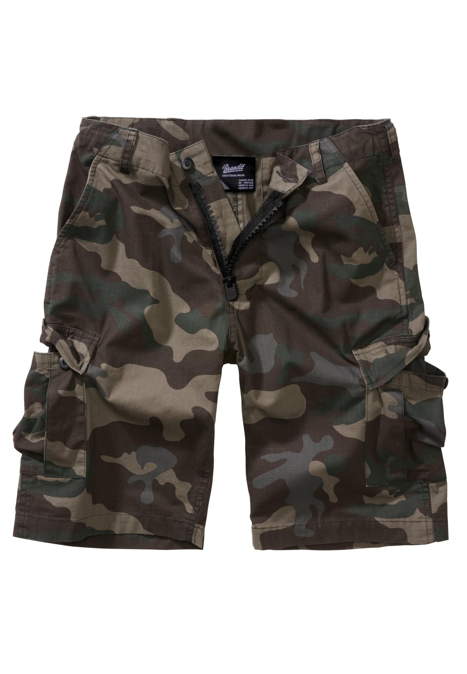 Brandit Stoffhose "Brandit Herren Kids BDU Ripstop Shorts" von Brandit