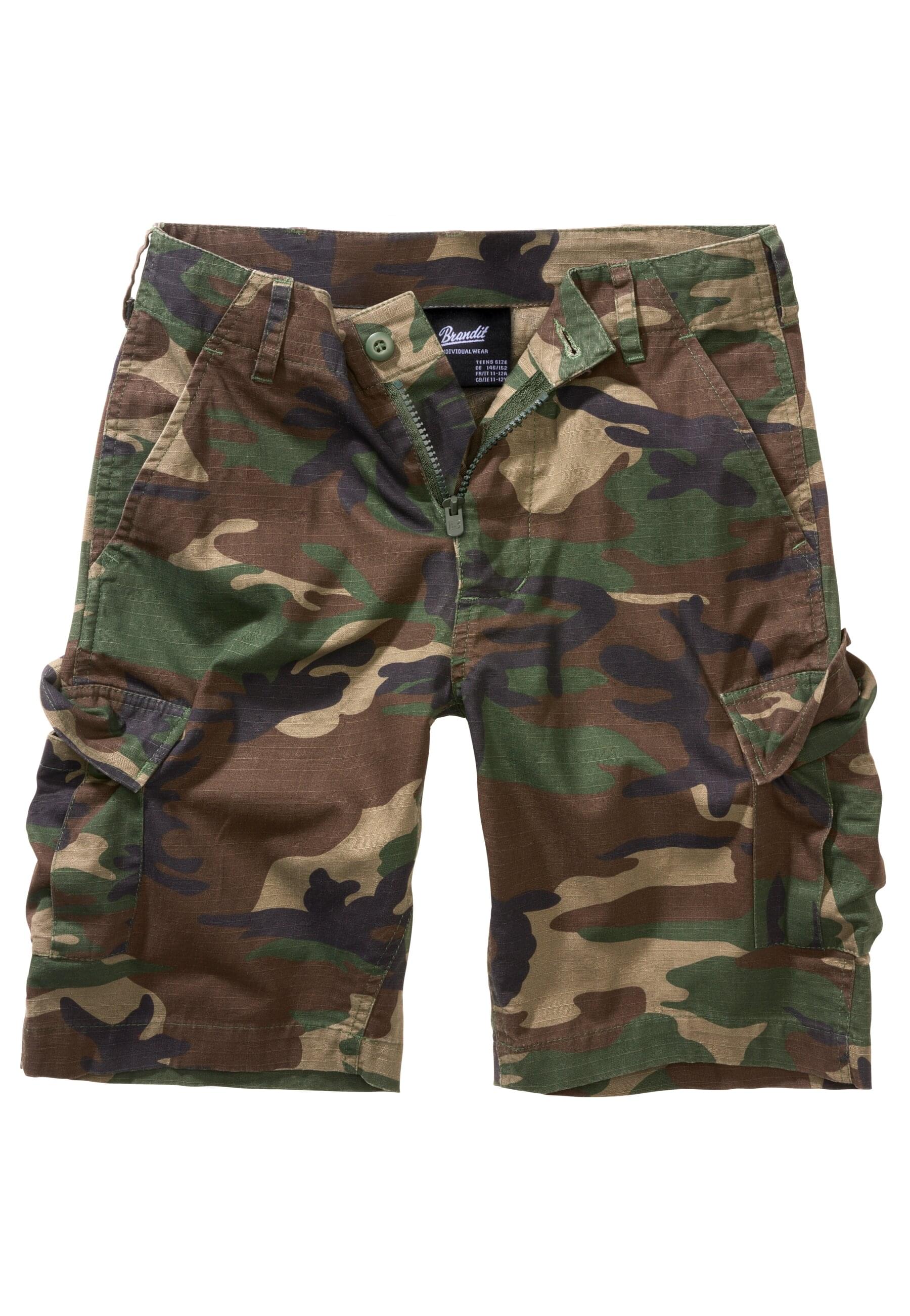 Brandit Stoffhose "Brandit Herren Kids BDU Ripstop Shorts" von Brandit