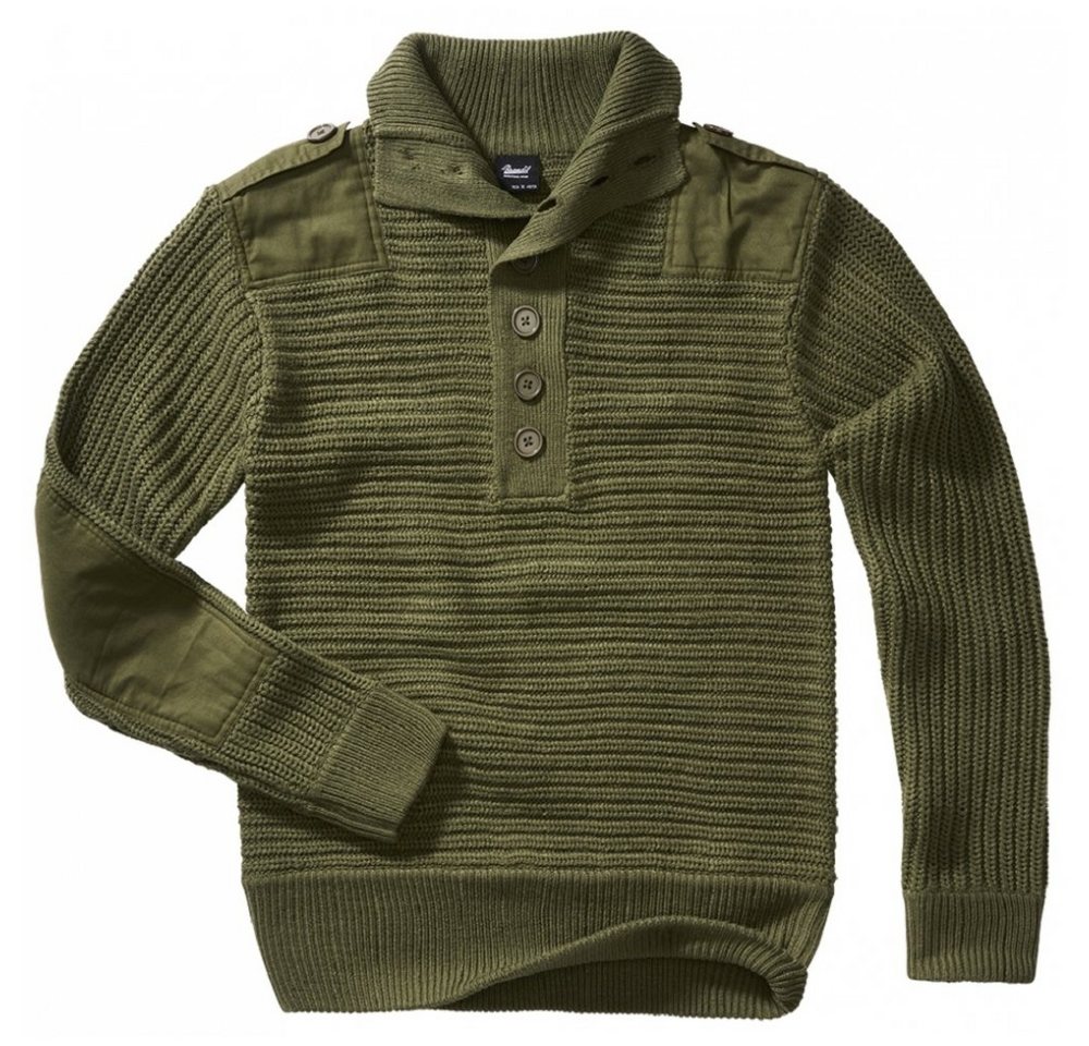 Brandit Strickpullover Alpin Pullover olive - M (Packung) von Brandit