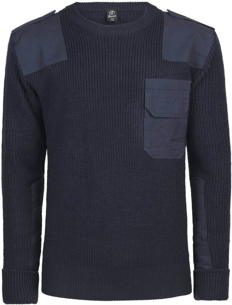 Brandit Strickpullover - BW Pullover - M bis 4XL - für Männer - Größe XXL - navy von Brandit