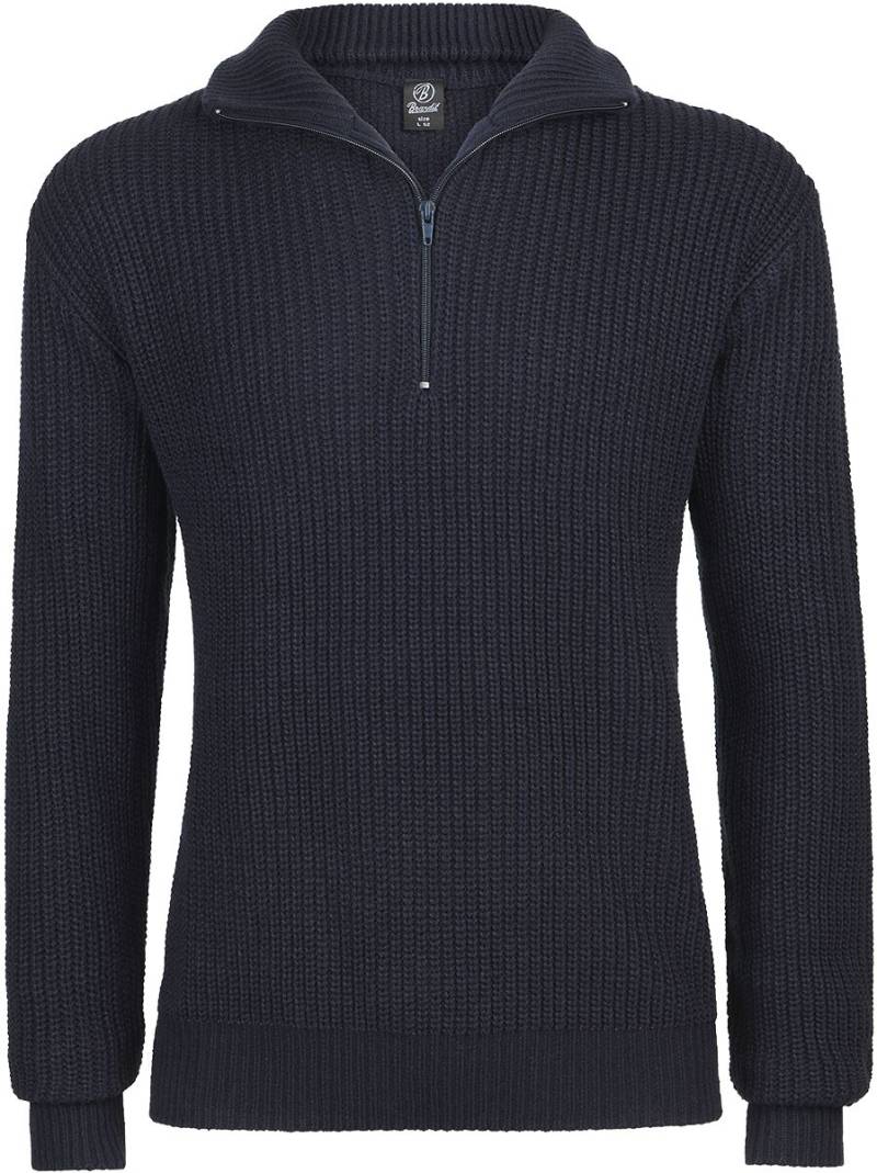 Brandit Strickpullover - Marine Troyer - S bis 4XL - für Männer - Größe 4XL - navy von Brandit